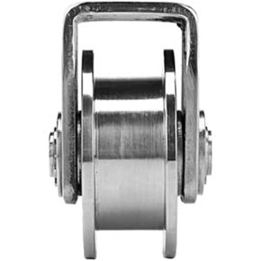 Track Wheel, Pulley Roller,Grooved,1pcs 304 Stainless Steel U/V/H Groove,Caster(V Type 48 * 16mm) in Saudi Arabia