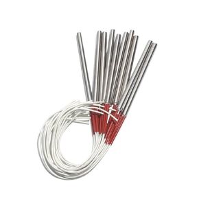 220V 300W 304SS Igniter Hot Rod 10x100-180mm Single Head Straight Heating Tube 1Pcs(10x100mm 220V 300W) in Kuwait
