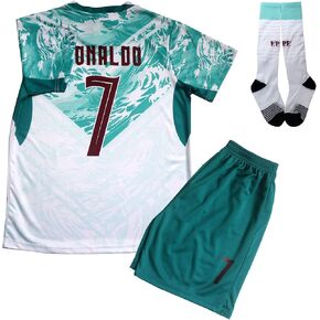 ORGBRAIN #7 No Kids Football Soccer Jersey/Shorts/Socks Kit Youth Sizes in Saudi Arabia