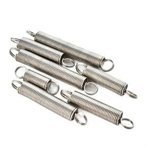 Double Hook Springs, 5pcs Stainless Steel Tension Cylindroid Helical Coil Small Extension Springs 0.6mm(4mm,45mm (5Pcs)) in Kuwait