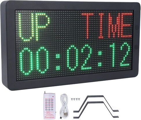 KANASI Electronic Scoreboard, Remote Control Timer Digital Counter for Badminton Basketball Football Indoor Sports Stadium Gymnasium in Kuwait