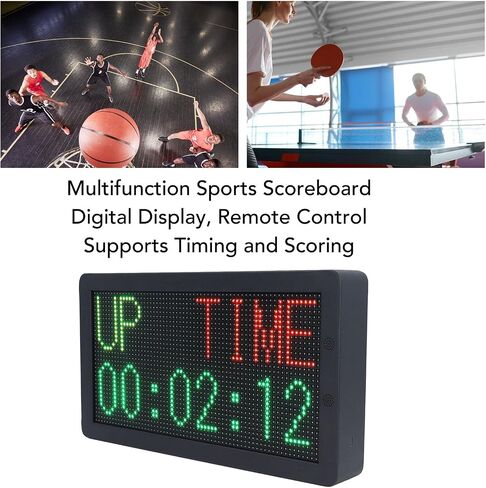 KANASI Electronic Scoreboard, Remote Control Timer Digital Counter for Badminton Basketball Football Indoor Sports Stadium Gymnasium in Kuwait