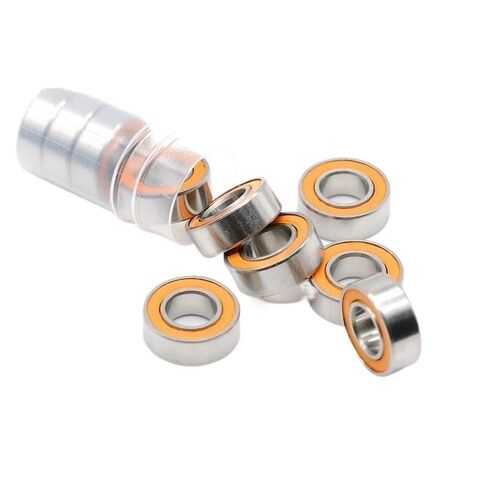 1 قطعة S687 2RS ABEC7 7x14x5 ملليمتر الفولاذ المقاوم للصدأ الهجين محمل كروي سيراميك S687-2RS دون الشحوم تحول سريع in Kuwait