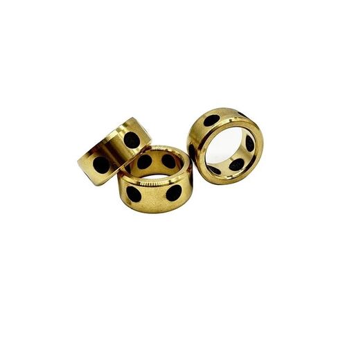 1 قطعة 16x22x10mm الخطي الجرافيت التشحيم محمل نحاسي 162210 جلبة كم 1610 محمل التشحيم الذاتي بدون زيت in Kuwait