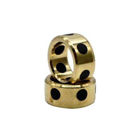 1 قطعة 16x22x10mm الخطي الجرافيت التشحيم محمل نحاسي 162210 جلبة كم 1610 محمل التشحيم الذاتي بدون زيت in Kuwait