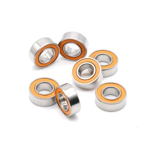 1Pcs 7x14x4 mm S687 2RS ABEC7 Stainless Steel Hybrid Ceramic Bearing Without Grease Fast Turning in Kuwait