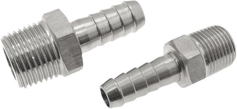 4 مللي متر 6 مللي متر 8 مللي متر 10 مللي متر 12 مللي متر 14 مللي متر 16 مللي متر خرطوم 1/2 "1/8" BSPP NPT ذكر الموضوع 304 الفولاذ المقاوم للصدأ وصلة أنابيب الضغط العالي (NPT1I8 إلى 10 مللي متر) in Kuwait