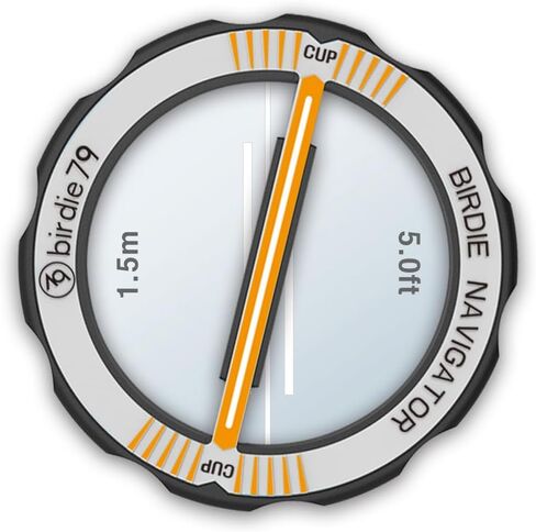 أداة محاذاة وضع الجولف BIRDIE79 Birdie Navigator - متخصصة في الضربات القصيرة بطول 5 أقدام - علامة كرة دقيقة مع قارئ أخضر ومرآة وضع - قياس الهدف في وحدات الكوب مع مشبك القبعة المغناطيسي in Kuwait