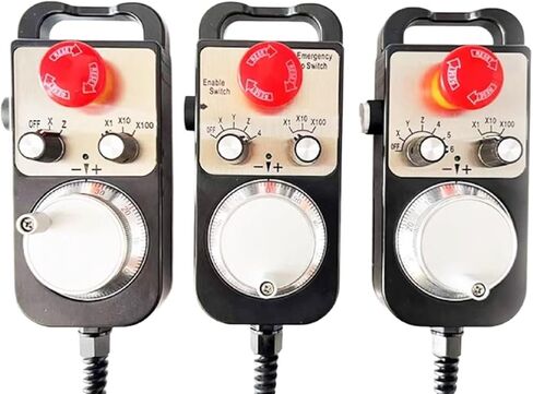 5V CNC Pulse Generator 2/4/6/8/12 Axis MPG Pendant Handwheel, manual pulse generator(8 aixs) in Kuwait