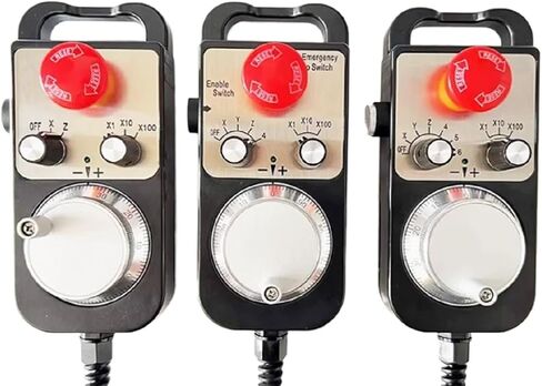 5V CNC Pulse Generator 2/4/6/8/12 Axis MPG Pendant Handwheel, manual pulse generator(8 aixs) in Kuwait