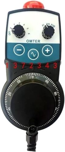 CNC 4 6 Axis MPG Universal Pendant Handwheel manual pulse generator 5V 12V 24V(24V NPN PLC) in Kuwait