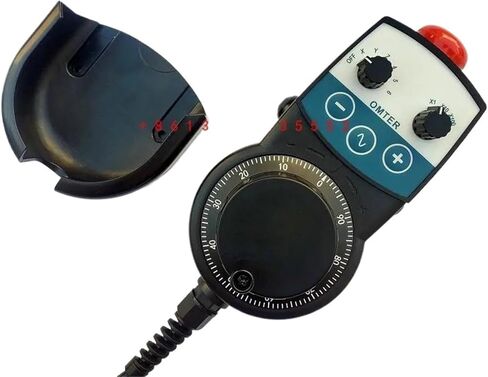 CNC 4 6 Axis MPG Universal Pendant Handwheel manual pulse generator 5V 12V 24V(24V NPN PLC) in Kuwait