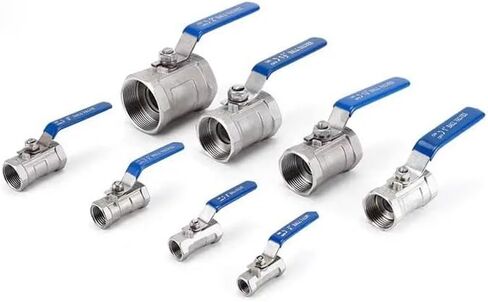 1 قطعة 1-1/4 "BSPT الفولاذ المقاوم للصدأ SS304 الأنابيب الكرة صمام أنثى الخيوط على الخروج الكرة صمام مستقيم in Kuwait