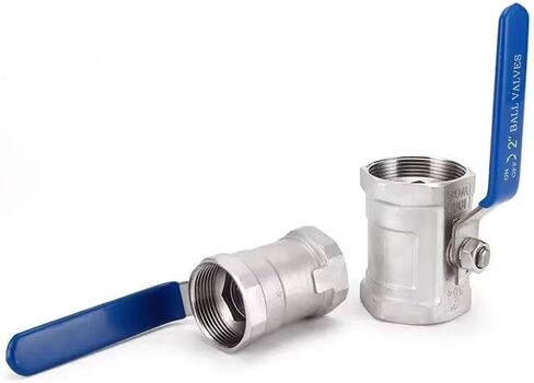 1 قطعة 1-1/4 "BSPT الفولاذ المقاوم للصدأ SS304 الأنابيب الكرة صمام أنثى الخيوط على الخروج الكرة صمام مستقيم in Kuwait
