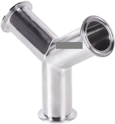 1PC 19 mm Pipe OD 1.5" Tri Clamp 304 Stainless Y Shaped Pipe Fitting in Kuwait
