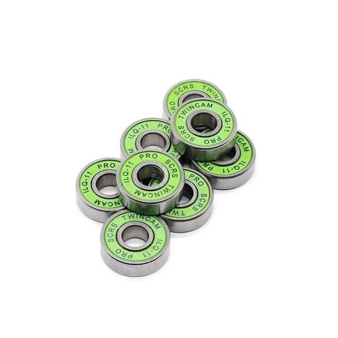 8 قطعة 608-2RS ILQ-9 الأخضر لوح التزلج تحمل ل الزلاجات الدوارة 608-2rs 8x22x7 مللي متر مضمنة تزلج تحمل in Kuwait