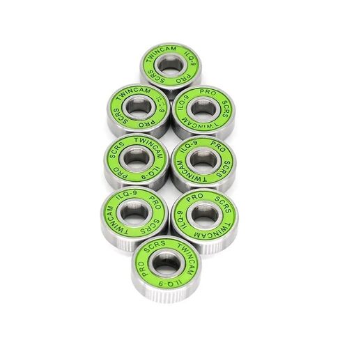 8 قطعة 608-2RS ILQ-9 الأخضر لوح التزلج تحمل ل الزلاجات الدوارة 608-2rs 8x22x7 مللي متر مضمنة تزلج تحمل in Kuwait