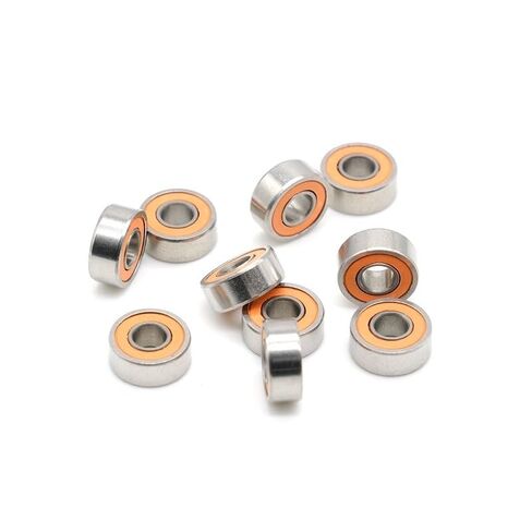 10PCS 4X10X4mm SMR104 2RS ABEC7 4X10X4 Stainless Steel Hybrid Ceramic Ball Bearing Without Grease Fast Turning in Kuwait
