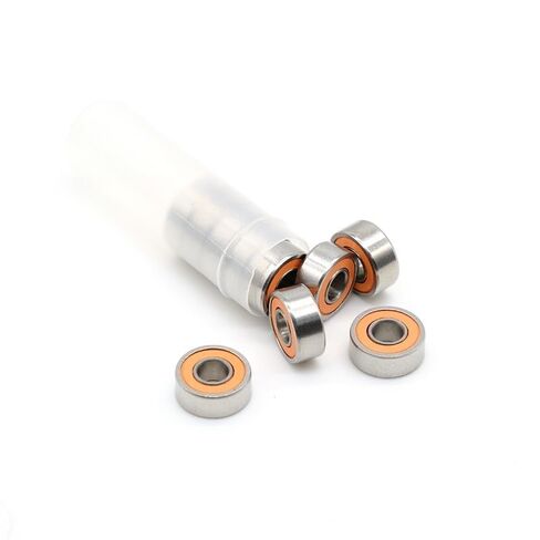 10PCS 4X10X4mm SMR104 2RS ABEC7 4X10X4 Stainless Steel Hybrid Ceramic Ball Bearing Without Grease Fast Turning in Kuwait