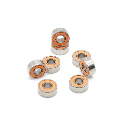 10PCS 4X10X4mm SMR104 2RS ABEC7 4X10X4 Stainless Steel Hybrid Ceramic Ball Bearing Without Grease Fast Turning in Kuwait