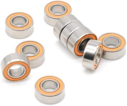 الصيد بكرة تحمل 1 قطعة 3X10X4mm و 1 قطعة 5X10X4mm الفولاذ المقاوم للصدأ الهجين السيراميك تحمل in Kuwait