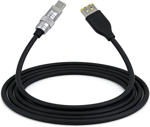 كابل طاقة Simr USB C لجهاز ResMed AirMini، سلك شحن متوافق مع بنوك الطاقة وشواحن السيارات ومحول السفر 5.25 قدم (1.6 متر)، أسود in Kuwait