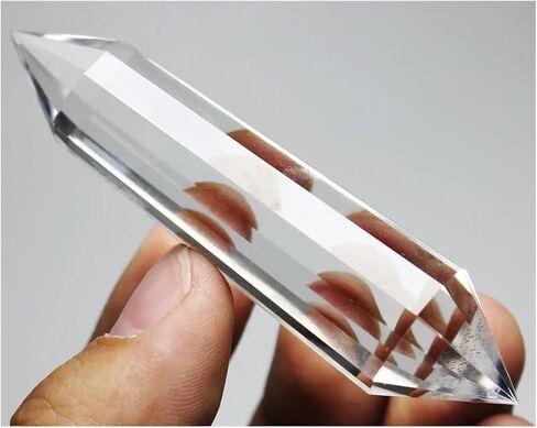 1pcs 120mm Clear Quartz Crystal Point Wand 12 Side in Kuwait