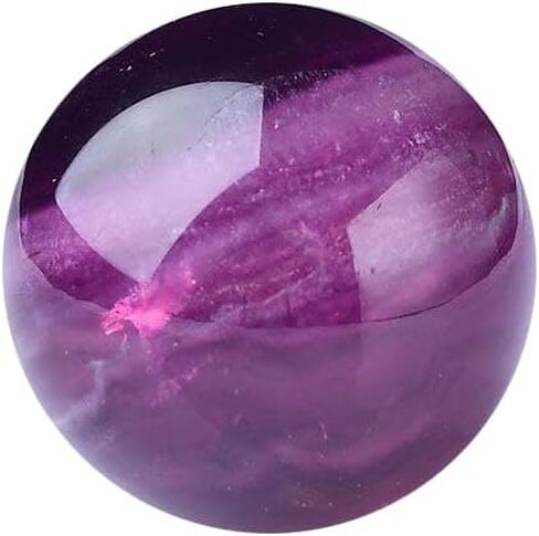 Raw Crystal Purple Fluorite Quartz Ball,50mm in Kuwait