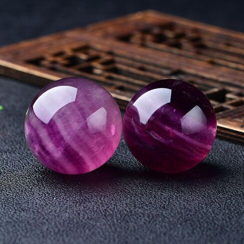 Raw Crystal Purple Fluorite Quartz Ball,50mm in Kuwait