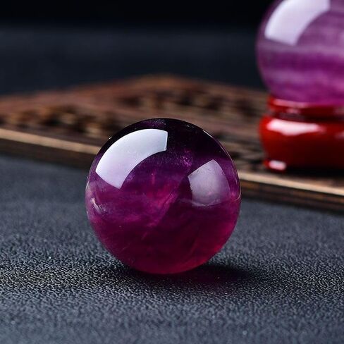 Raw Crystal Purple Fluorite Quartz Ball,50mm in Kuwait