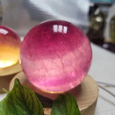 Fluorite Carved Crystal Balls for Divination,35~40mm in Kuwait