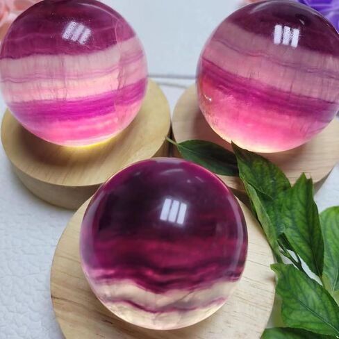 Fluorite Carved Crystal Balls for Divination,35~40mm in Kuwait