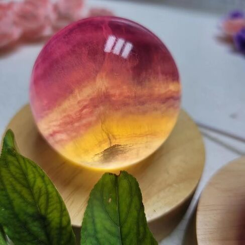 Fluorite Carved Crystal Balls for Divination,35~40mm in Kuwait