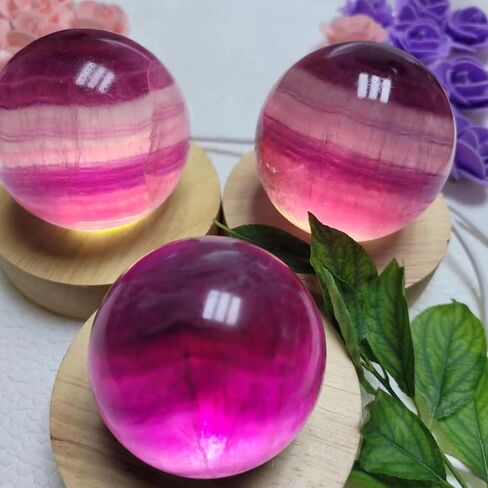 Fluorite Carved Crystal Balls for Divination,35~40mm in Kuwait