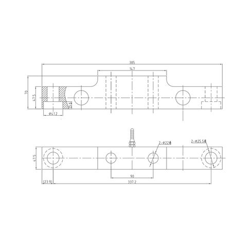 QST2-15t Bridge Type Weighing Sensor is Suitable for Car Scales in Automotive Inspection Lines 1Pcs in Kuwait