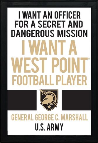 Limited Edition Army Black Knights I Want A West Point Football Player Poster Art Print - 13x19" (No Frame) in Kuwait