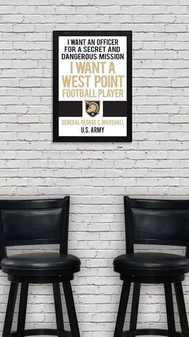 Limited Edition Army Black Knights I Want A West Point Football Player Poster Art Print - 13x19" (No Frame) in Kuwait