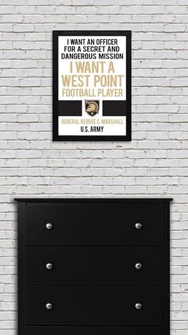Limited Edition Army Black Knights I Want A West Point Football Player Poster Art Print - 13x19" (No Frame) in Kuwait