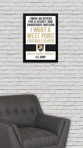 Limited Edition Army Black Knights I Want A West Point Football Player Poster Art Print - 13x19" (No Frame) in Kuwait