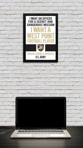 Limited Edition Army Black Knights I Want A West Point Football Player Poster Art Print - 13x19" (No Frame) in Kuwait