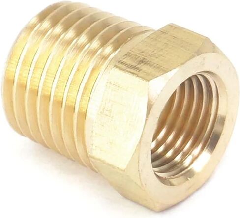 1/4 "NPT ذكر x 1/8" NPT أنثى تقليل جلبة النحاس عرافة وصلة أنابيب الهواء الغاز الوقود المياه وصلات المواسير in Kuwait