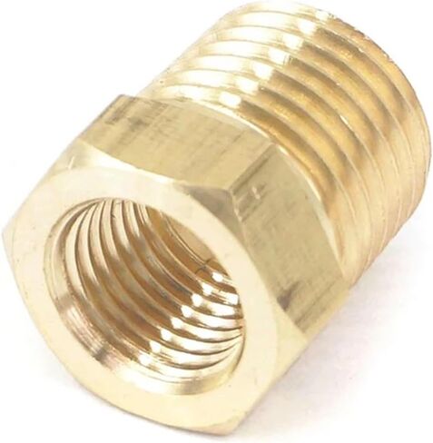 1/4 "NPT ذكر x 1/8" NPT أنثى تقليل جلبة النحاس عرافة وصلة أنابيب الهواء الغاز الوقود المياه وصلات المواسير in Kuwait