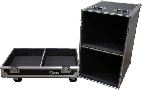 Harmony Audio Cases HC2EON15C Pro DJ Rolling Road Case Compatible with (2) 15" Pro PA Speakers in Kuwait