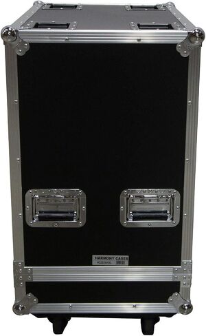 Harmony Audio Cases HC2EON15C Pro DJ Rolling Road Case Compatible with (2) 15" Pro PA Speakers in Kuwait