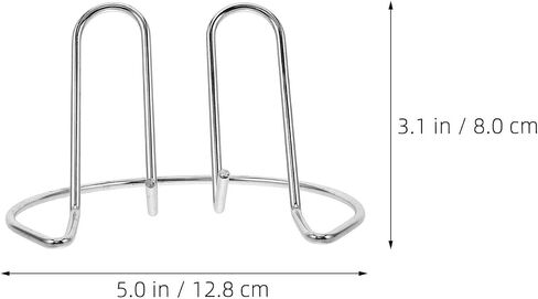 Generic 4pcs Car Audio Speaker Stand - Metal Display Stand for Subwoofers Amplifiers - Tabletop Bracket for Car Audio Equipment Monitor & Mini Devices in Showrooms Bookshelf in Kuwait