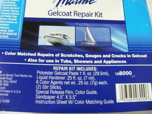 Evercoat Marine Gelcoat Repair Kit 108000 Repair Gelcoat in Kuwait