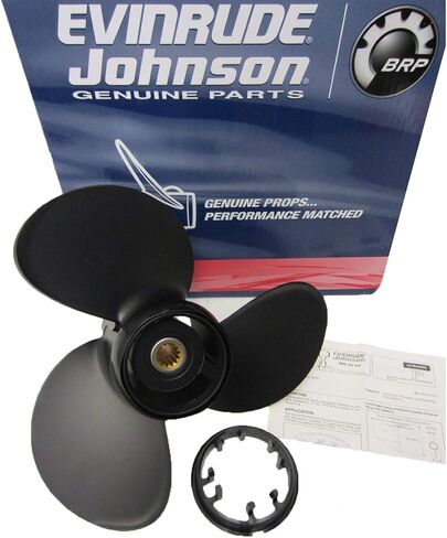 Evinrude Johnson New OEM Hydrus Propeller عائم الدعامة 13.875x11 0177202 13-7 / 8 in Kuwait