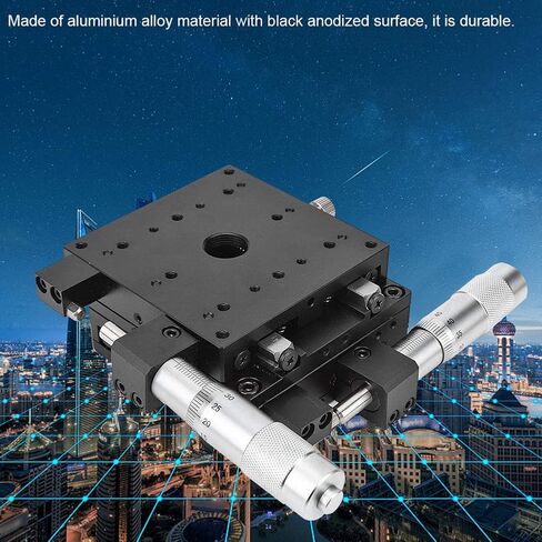 SEMY80 AS XY Linear Stages, Manual FinE Tuning, Cross Roller, Aluminium Alloy, 808040mm, for Laboratory Inspection Mechanical Equipment Positioning in Kuwait