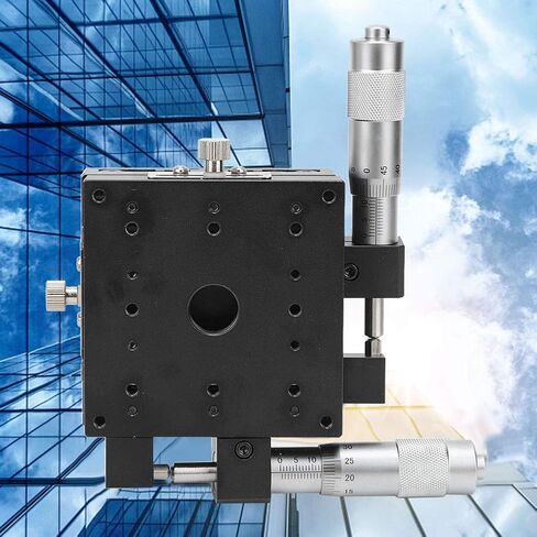SEMY80 AS XY Linear Stages, Manual FinE Tuning, Cross Roller, Aluminium Alloy, 808040mm, for Laboratory Inspection Mechanical Equipment Positioning in Kuwait