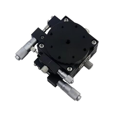 XYR60-L 60 * 60 مم XYR 3 محاور منصة الإزاحة اليدوية طاولة منزلق عالية الدقة in Kuwait